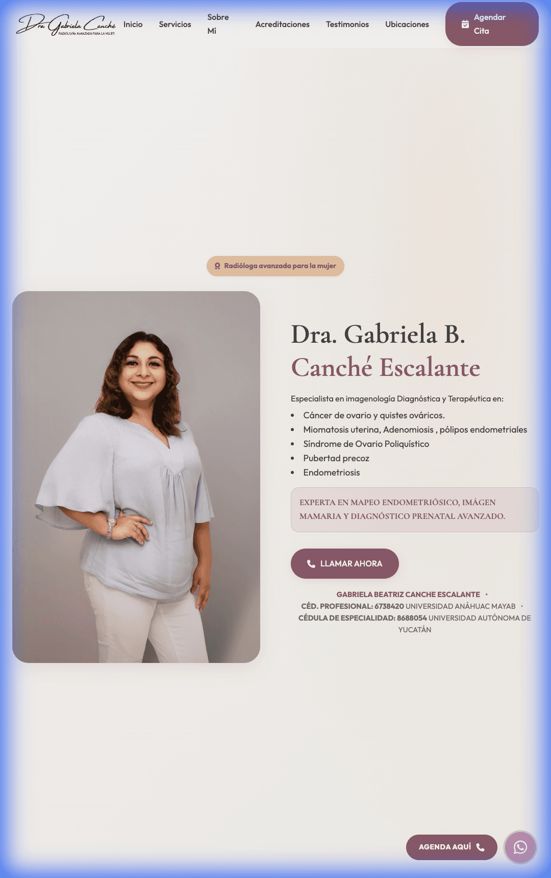 Dra. Gabriela Canché